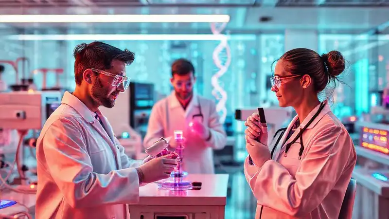 Laboratorio de ingeniería biomédica con terapias futuristas