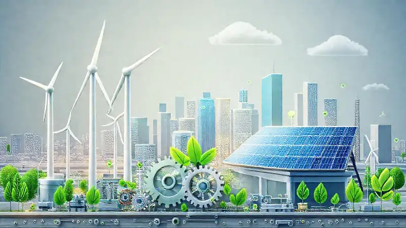 Energía sostenible y tecnología moderna
