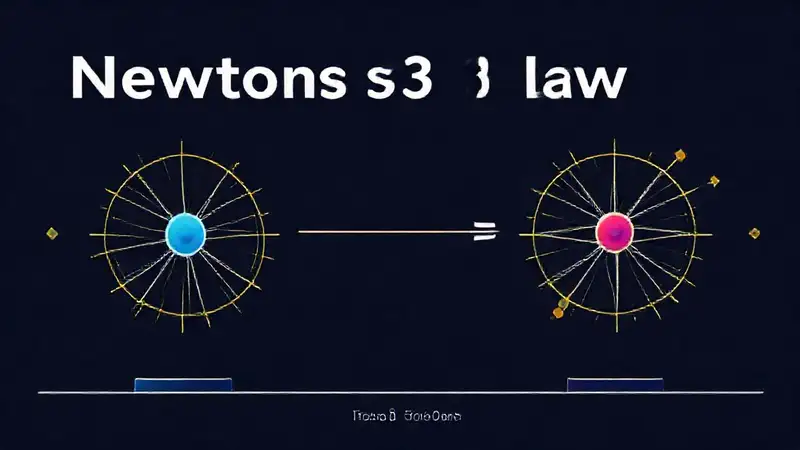 Ilustración moderna de las leyes de Newton