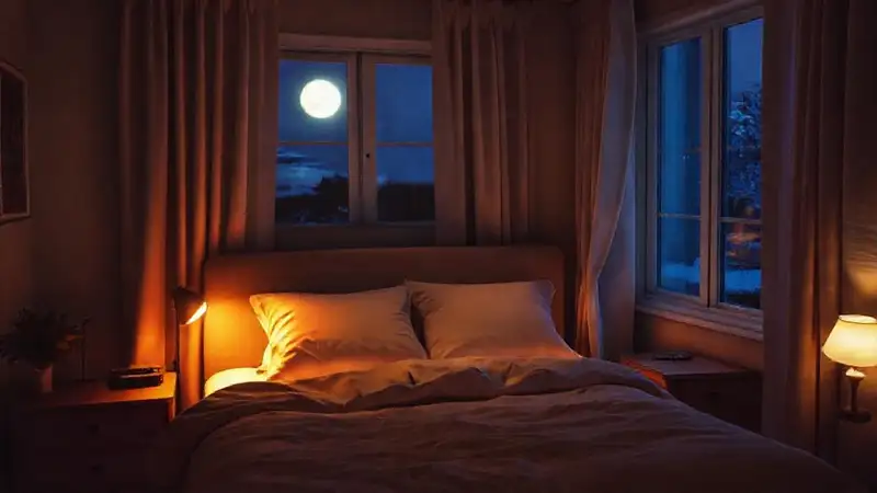 Dormitorio tranquilo, cálido y relajante