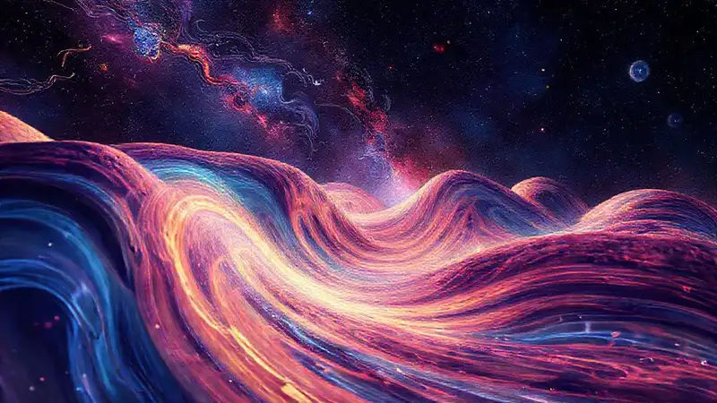 Ondas gravitacionales en el espacio cósmico