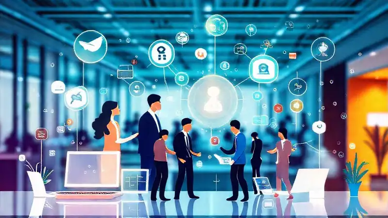 Tecnología, colaboración y redes en entorno moderno
