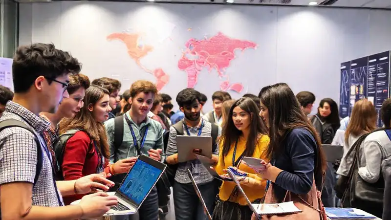 Estudiantes intercambian ideas en conferencia internacional