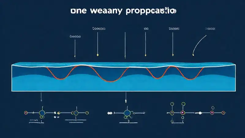 Ilustración de ondas longitudinales en medios diversos