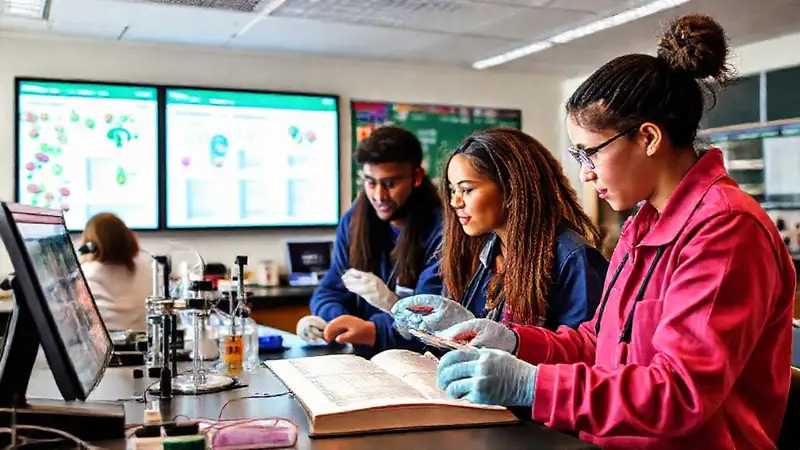 Programas de biología con recursos y colaboración