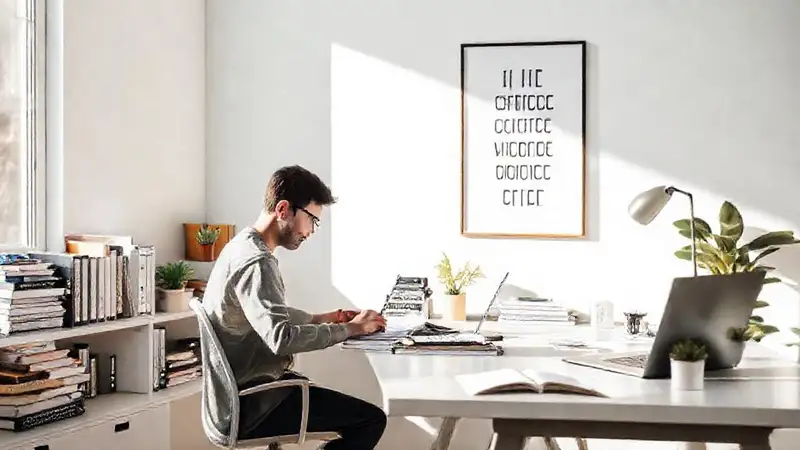 Espacio de estudio ordenado y motivador