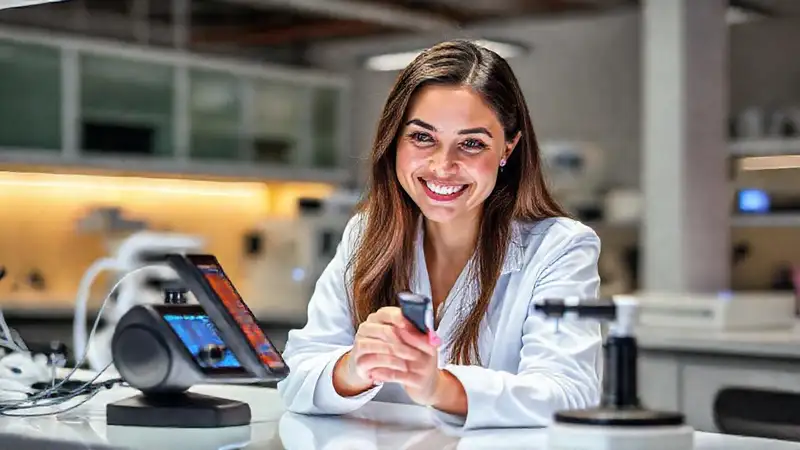 Ingeniera diseña dispositivos médicos innovadores y modernos