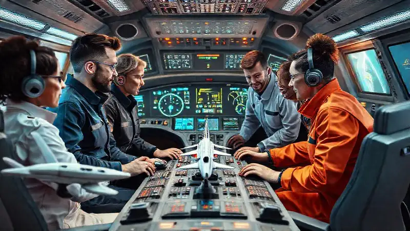 Ingenieros aeroespaciales colaboran en tecnología futurista