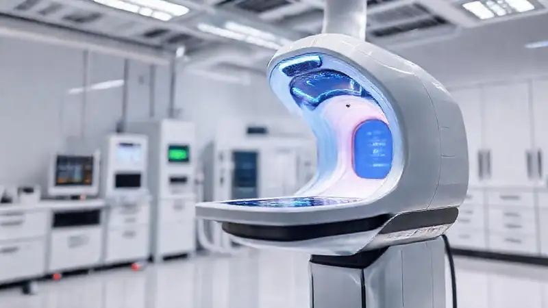 Dispositivo médico futurista y de diseño moderno