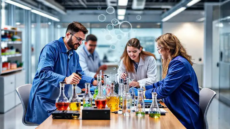Ingenieros colaborando en un entorno profesional moderno