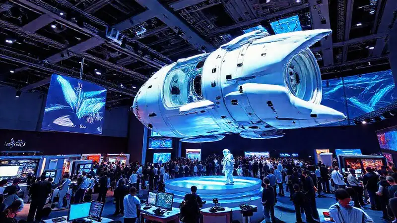 Conferencia futurista de tecnología espacial energética