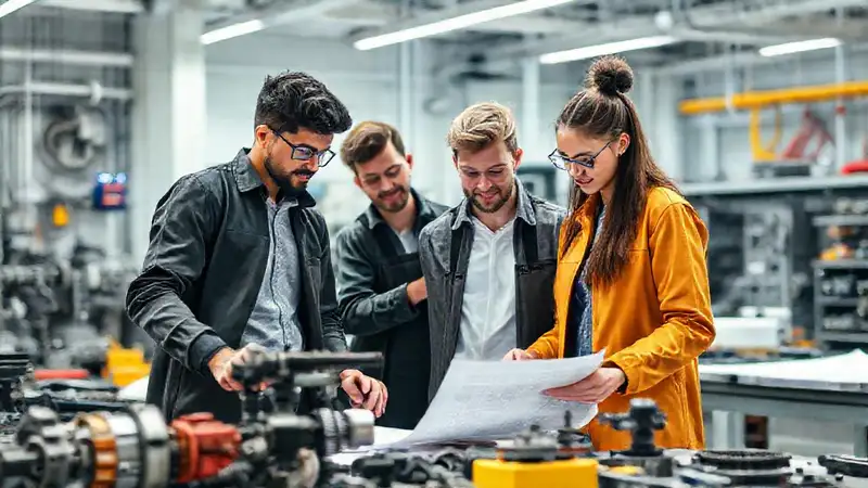 Estudiantes de ingeniería colaboran en taller futurista