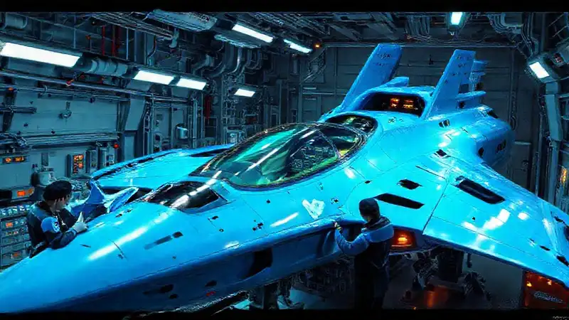 Ingenieros diseñan nave futurista en laboratorio avanzado