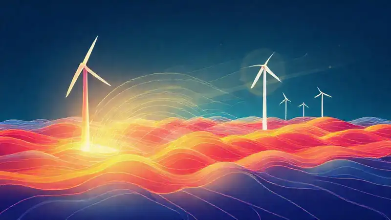 Ilustración de energía y corrientes de convección