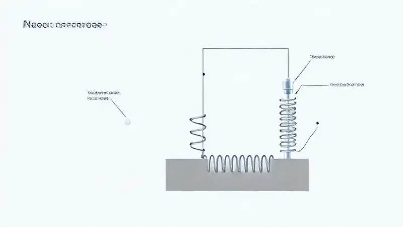 Diagrama mecánico de oscilación y frecuencia