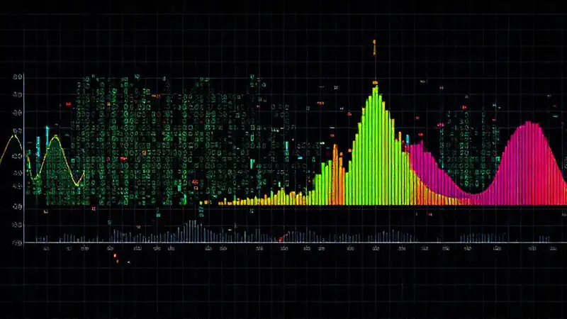 Visualización de datos con colores y símbolos