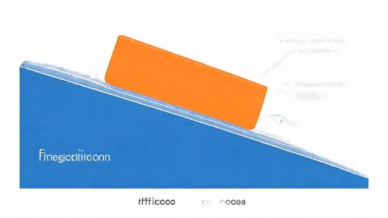 Plano inclinado con fricción y flechas explicativas