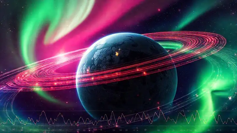 Campos magnéticos y auroras en el espacio