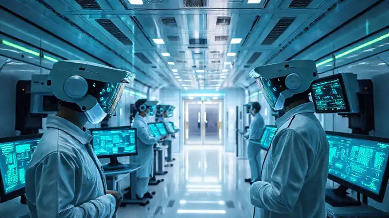 Tecnología futurista y avanzada en seguridad