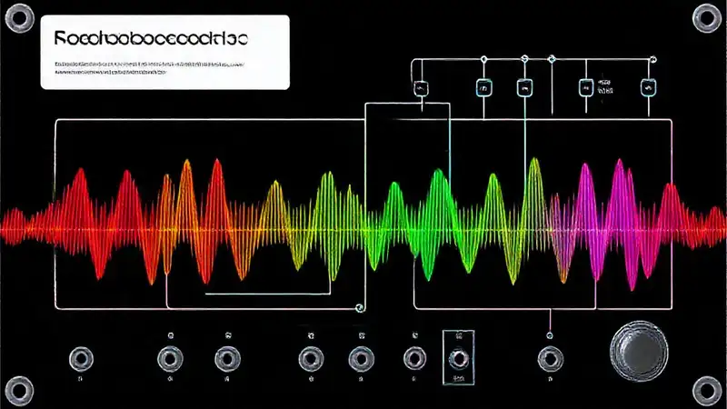 Diagrama de circuito resonante y componentes electrónicos