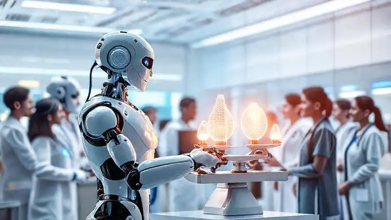 Robots médicos colaboran en un entorno futuro