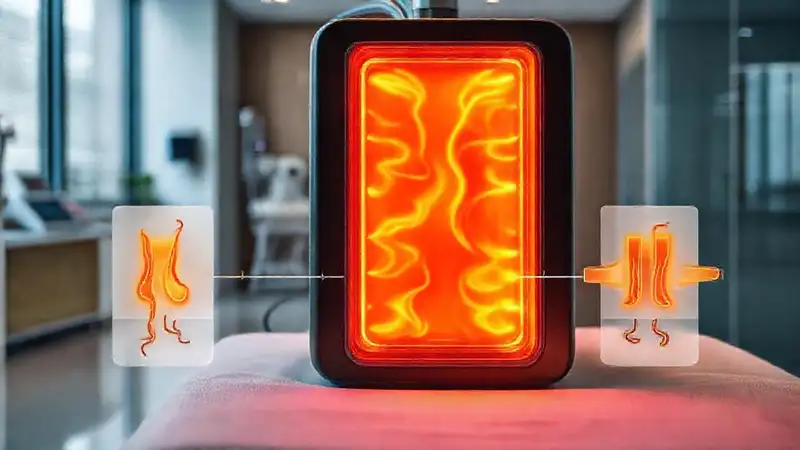 Dispositivo de termoterapia en entorno clínico