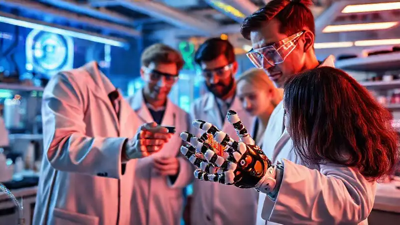 Científicos colaboran con tecnología en laboratorio futurista