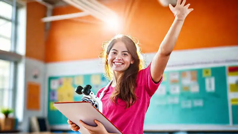 Estudiante de biología celebra su éxito