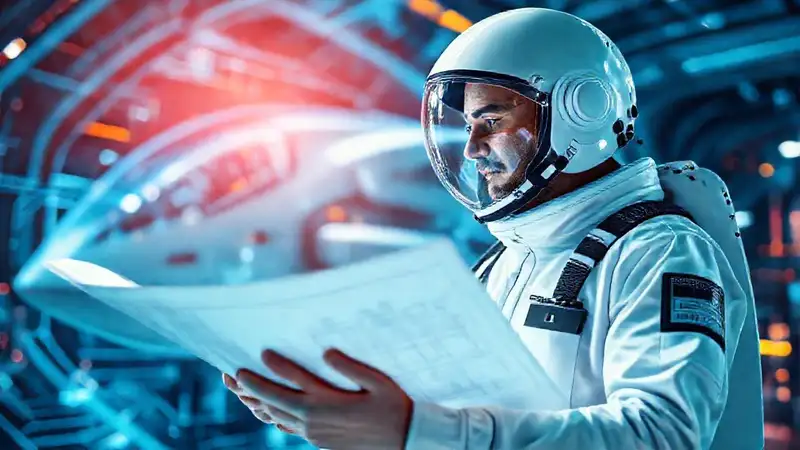 Ingeniero aeroespacial futurista diseña naves innovadoras
