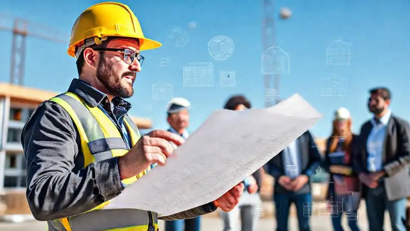 Ingeniero civil lidera colaboración en obra moderna