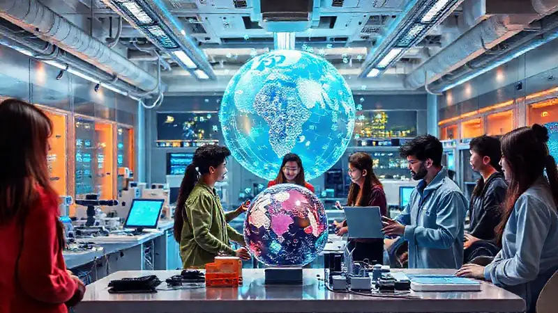 Laboratorio futurista de ingeniería biomédica internacional