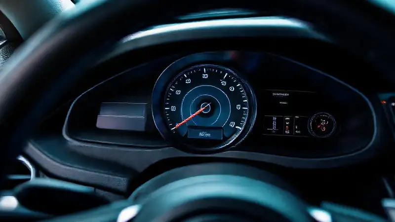 Motor de coche con medidor de potencia