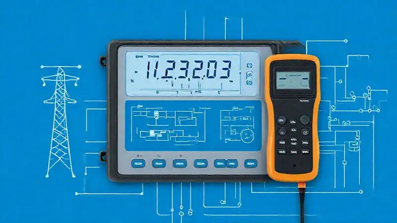 Dispositivo digital de medición eléctrica moderna